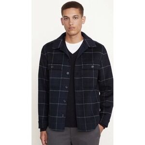 New Vince Splitable Wool Over Shirt Jacket Mens Size Large‎ Retail $595